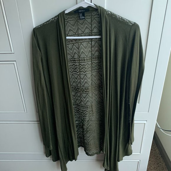 Cutout Back Cardigan - Picture 1 of 3